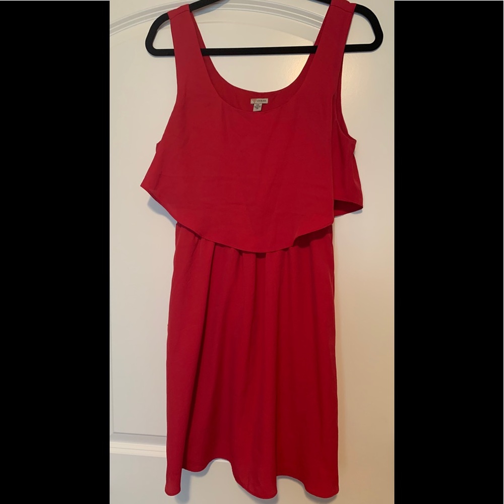 Guess Pink Layered Dress